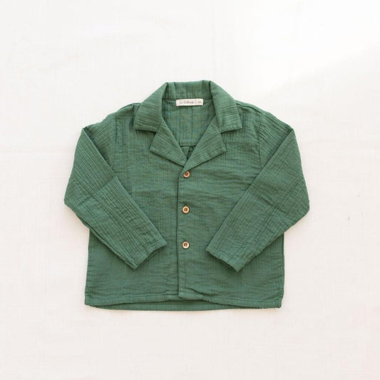 Fin & Vince Top Button Up - Ivy