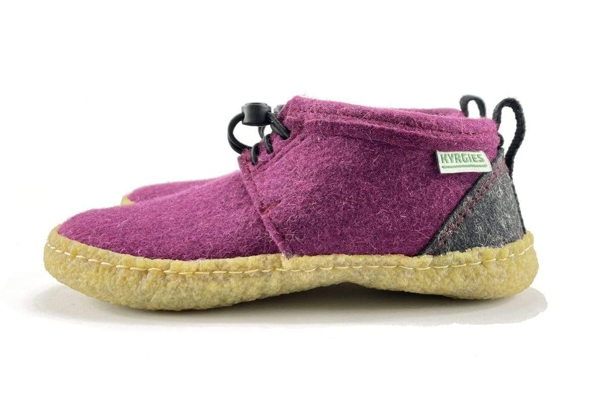 Kyrgies Slippers Laced Tengries Walkabouts - Magenta