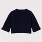 Petit Bateau Cardigan Baby Knit Cardigan - Smoking Blue