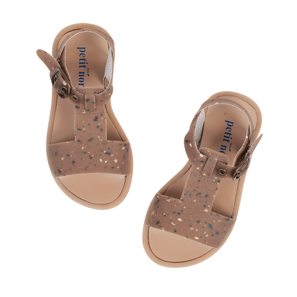 Petit Nord Sandals Beach Sandal - Taupe Confetti