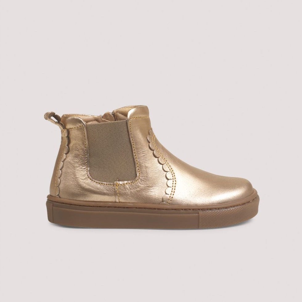 Petit Nord Shoes Scallop Chelsea - Champagne