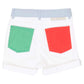 Stella Mccartney Shorts White Colour Block Shorts (Rescues)